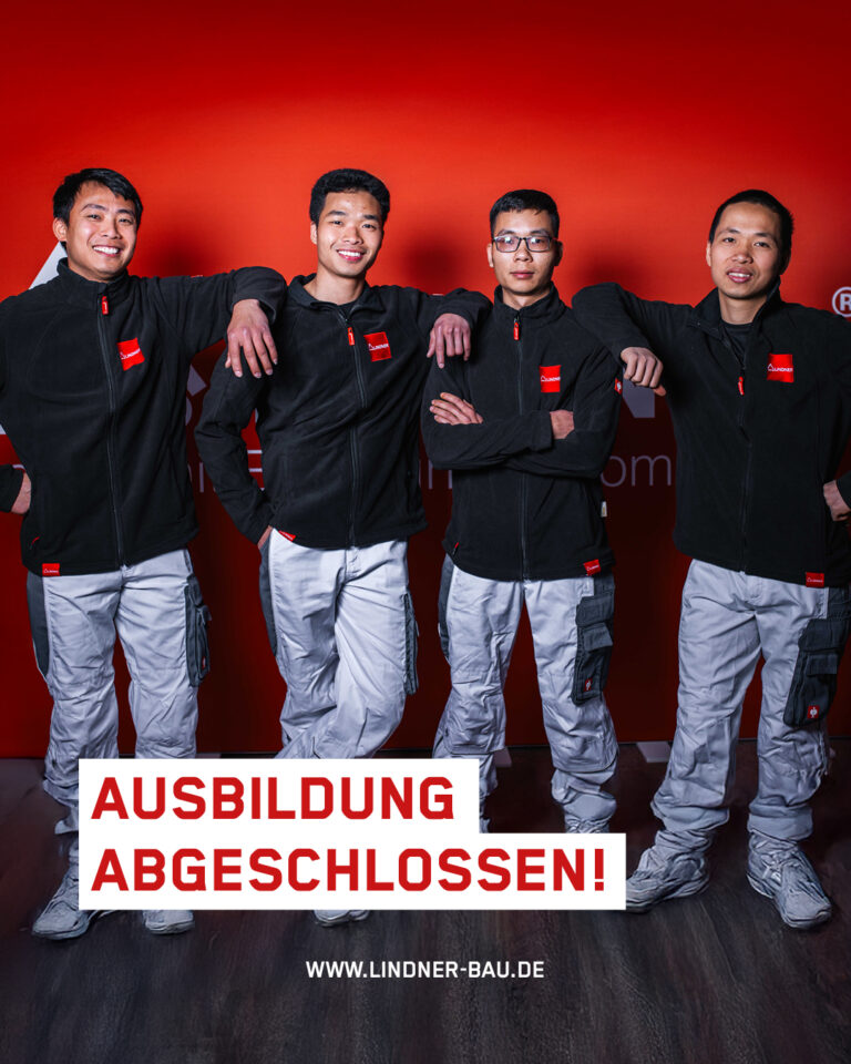 vier vietnamesische Gesellen