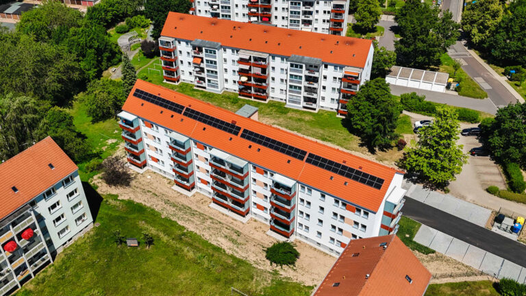 Wohngebiet fertig saniert