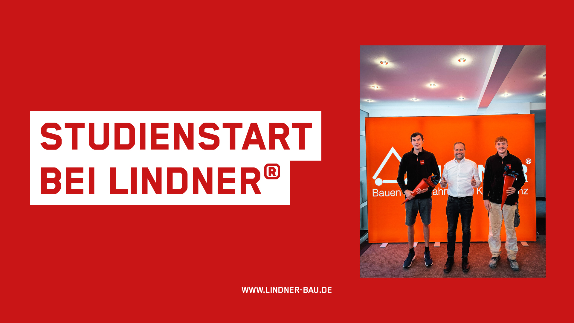 Studienstart für unsere beiden Studenten