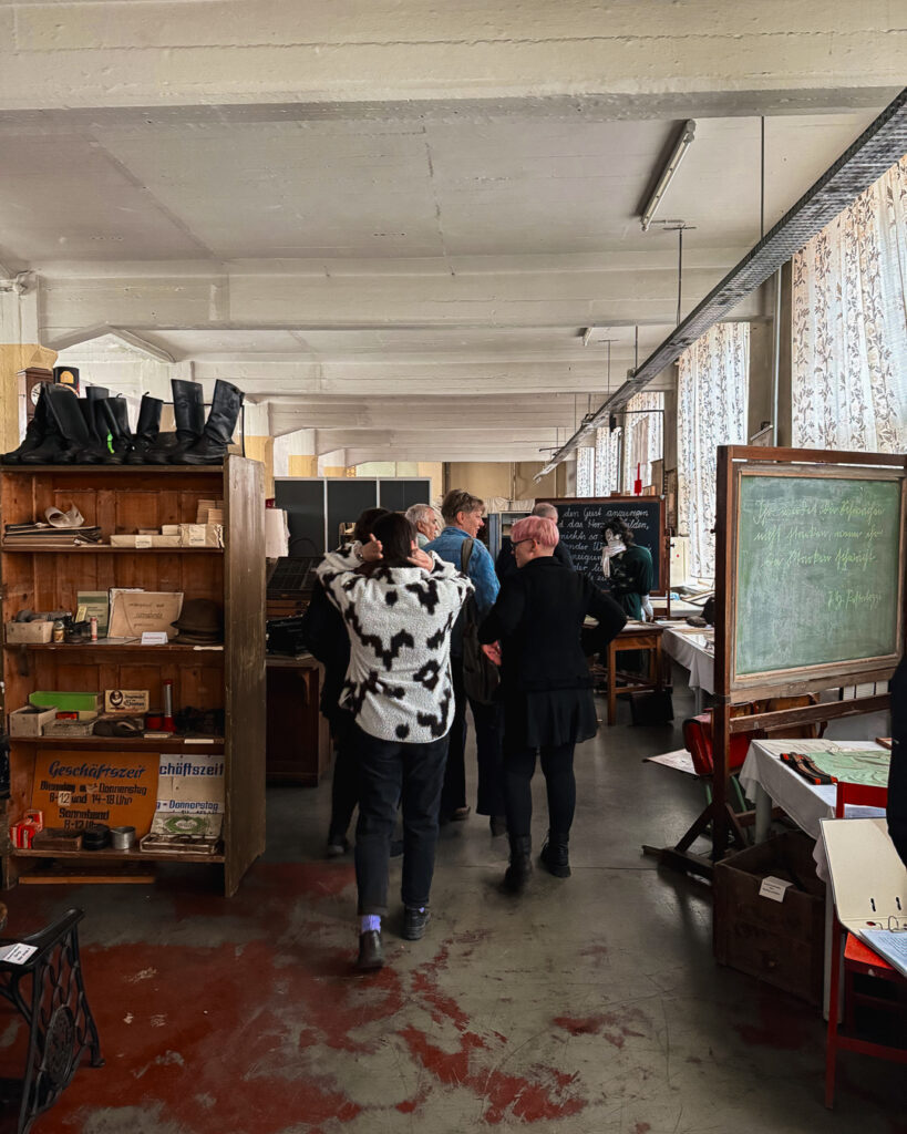 Einblick in die historische Werkstatt und Ausstellung zur Industriekultur im ROGO-Werk